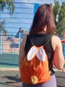 Помаранчевий рюкзачок-мішок з вушками 🦊🧡 — фото 6